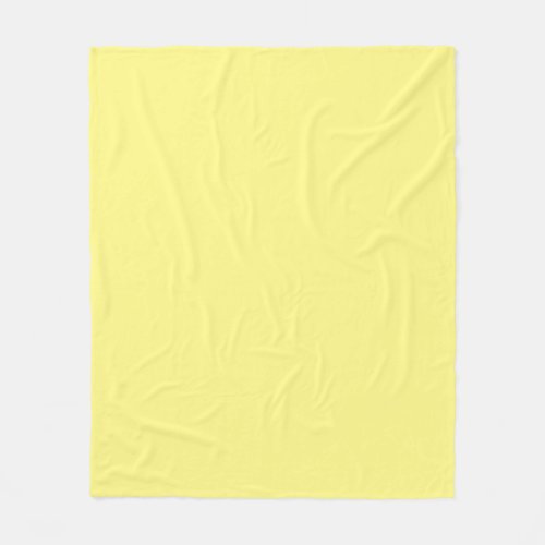 Lemon Yellow Fleece Blanket