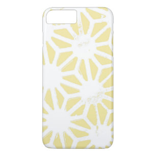 Lemon yellow geometric pattern iPhone 8 plus/7 plus case
