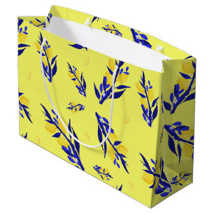 Lemon Yellow Large Gift Bag