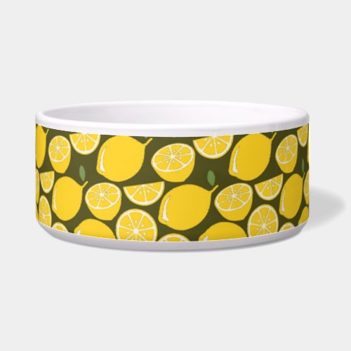 Lemon Yellow Modern Fun Cute Bowl