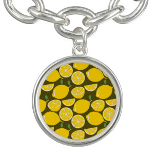 Lemon Yellow Modern Fun Cute Bracelet