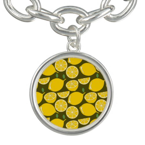 Lemon Yellow Modern Fun Cute Bracelet