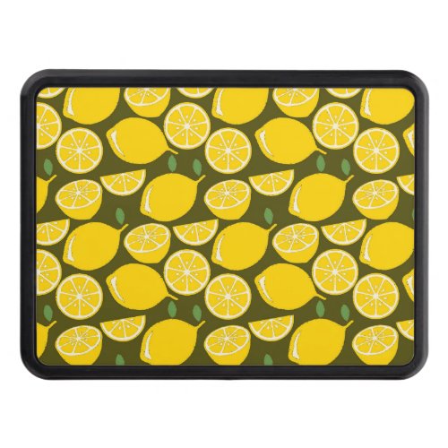 Lemon Yellow Modern Fun Cute Hitch Cover