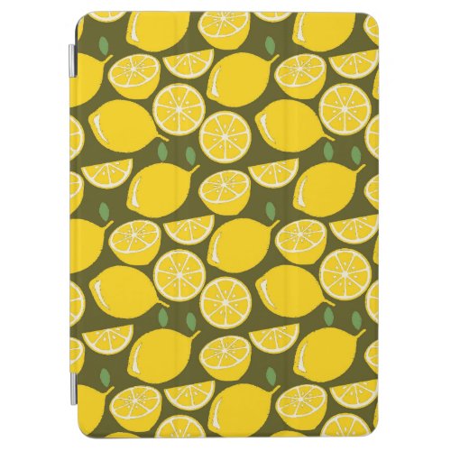 Lemon Yellow Modern Fun Cute iPad Air Cover