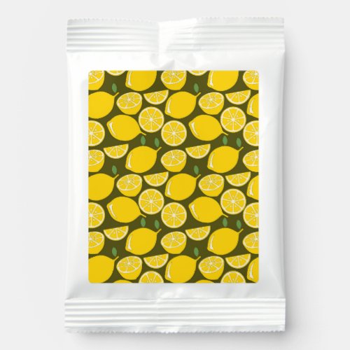 Lemon Yellow Modern Fun Cute Lemonade Drink Mix