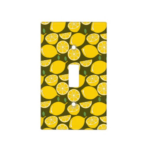 Lemon Yellow Modern Fun Cute Light Switch Cover