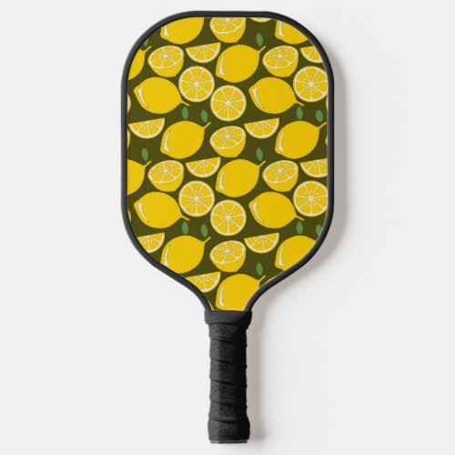 Lemon Yellow Modern Fun Cute Pickleball Paddle