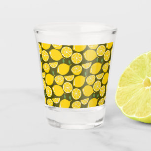 Lemon Yellow Modern Fun Cute Shot Glass
