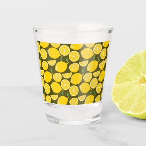 Lemon Yellow Modern Fun Cute Shot Glass