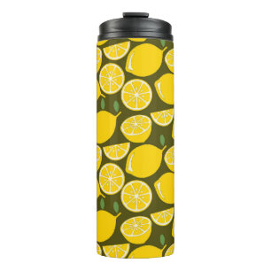 Lemon Yellow Modern Fun Cute Thermal Tumbler