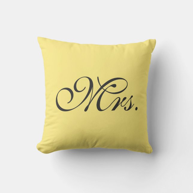 Lemon Yellow Mrs. Pillow (Front)