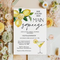 Lemon Yellow She Found Main Squeeze Bridal Shower