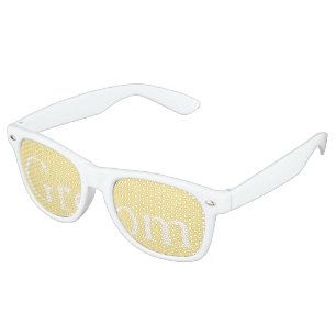 Lemon Yellow Sorbet Ice Cream Gelato Ices Retro Sunglasses