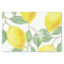 Lemon Yellow Tissue Paper Decoupage