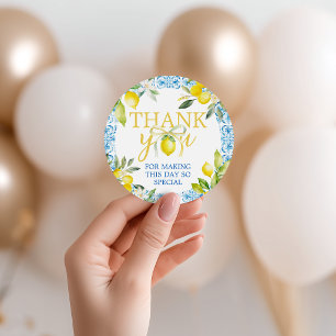 Lemon Zest Birthday Party Favor Tags