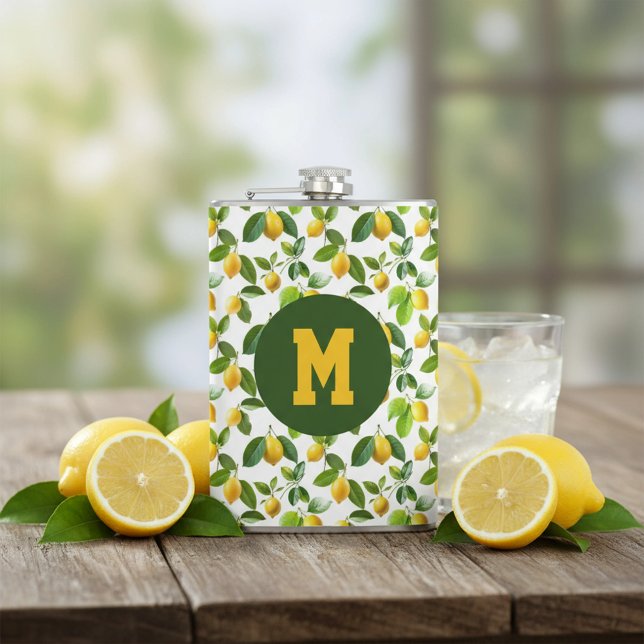 Lemon Zest Pattern Flask (Creator Uploaded)