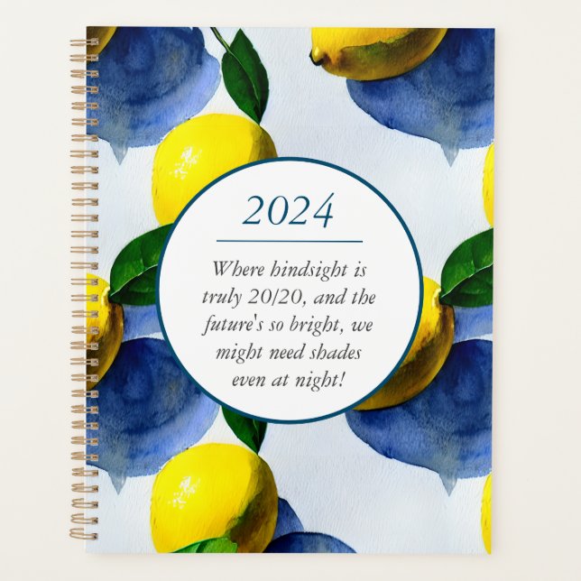 Lemon Zest Planner (Front)