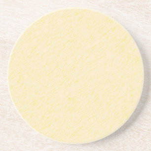 Lemon Zest print - yellow faun accessories custom Drink Coaster