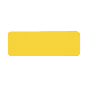 Lemon Zest Yellow Trend Color Customized Template Label