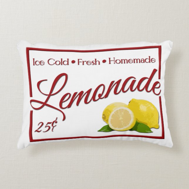 Lemonade Accent Pillow (Front)