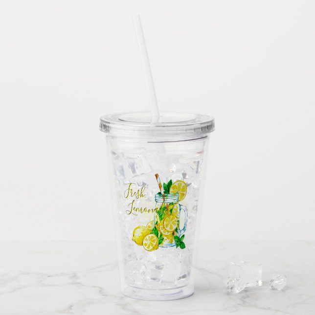Lemonade  acrylic tumbler (Front Ice)
