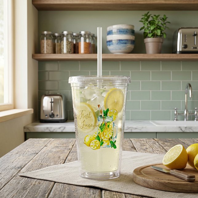 Lemonade  acrylic tumbler (Creator Uploaded)