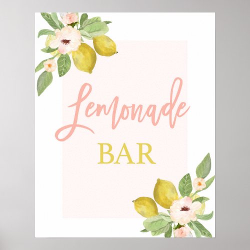 Lemonade Bar sign
