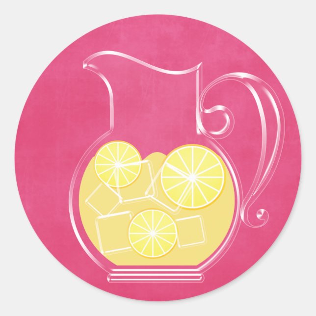 Lemonade Classic Round Sticker (Front)