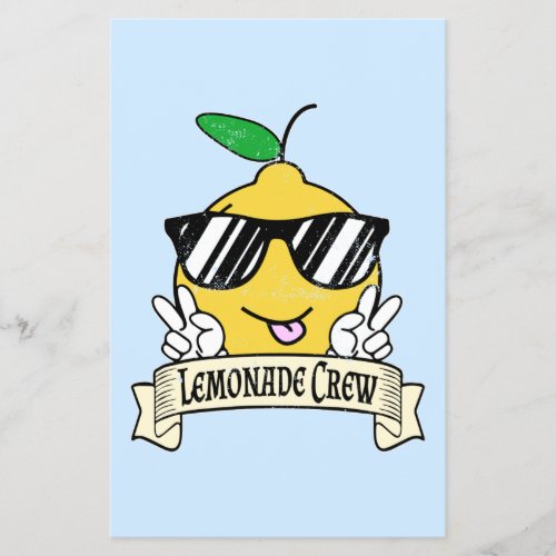 Lemonade Crew _ Kawaii Peace Hand and Sunglasses Flyer