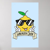 Lemonade Crew - Kawaii Peace Hand and Sunglasses