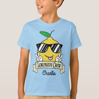 Lemonade Crew - Kawaii Peace Hand and Sunglasses T-Shirt