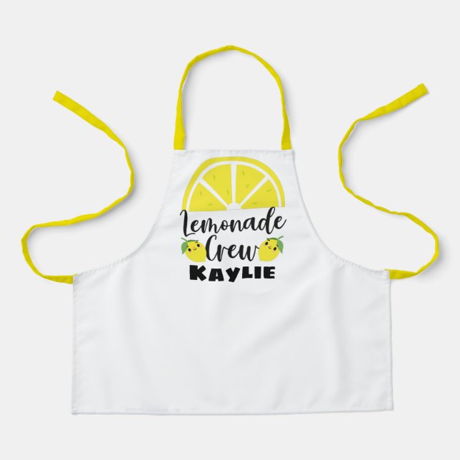 Lemonade Crew Personalized Lemonade Stand Apron (Front)