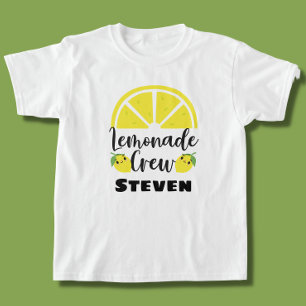 Lemonade Crew Personalized Lemonade Stand T-Shirt