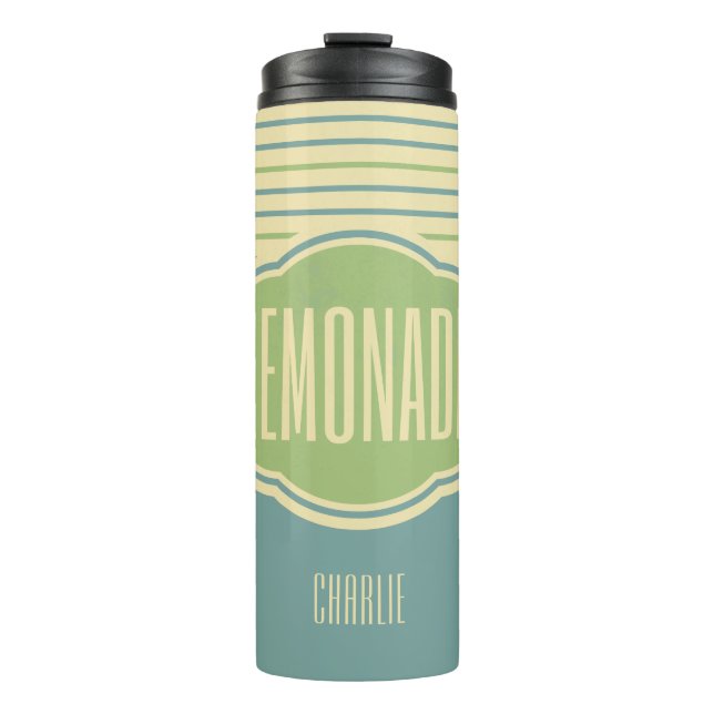 "Lemonade" custom name tumbler (Front)
