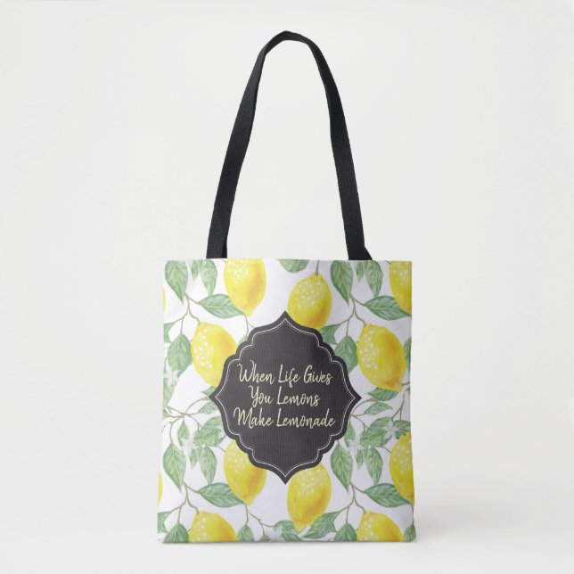 Lemonade (Customizable) Tote Bag (Front)