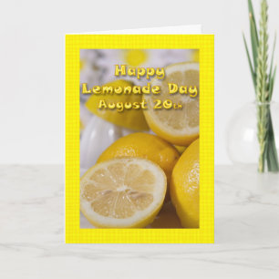 Lemonade Day Card August 20