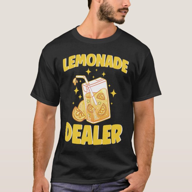 Lemonade Dealer Lemon Juice Lemonade Stand Citrus  T-Shirt (Front)