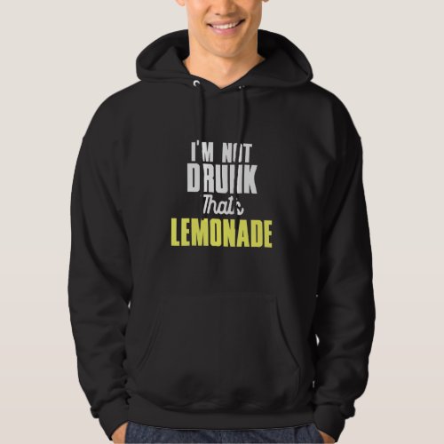 Lemonade Drunk Summer Drink Lemon Fun Hoodie