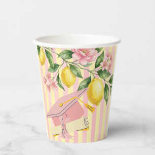 Lemonade Freshly Graduated Lemon Graduation Party Paper Cups