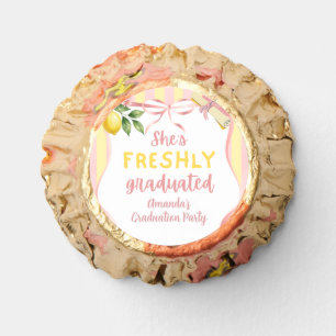 Lemonade Freshly Graduated Lemon Graduation Party Reese's Peanut Butter Cups