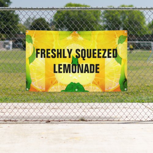 Lemonade Freshly Squeezed 3X5 Banner