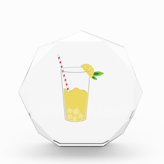 Lemonade Glass Acrylic Award (Front)