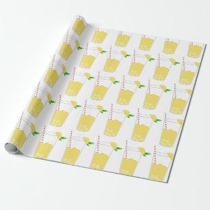 Lemonade Glass Wrapping Paper
