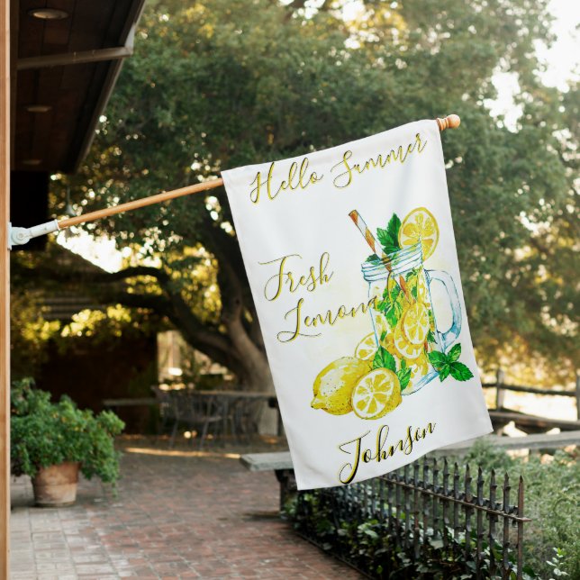 Lemonade  house flag (In SItu)