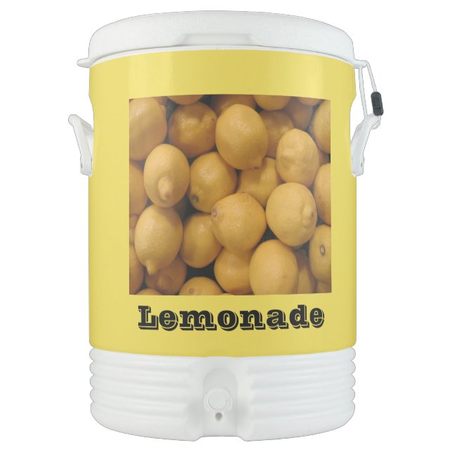 Lemonade Iglo Half Gallon Beverage Cooler (Front)