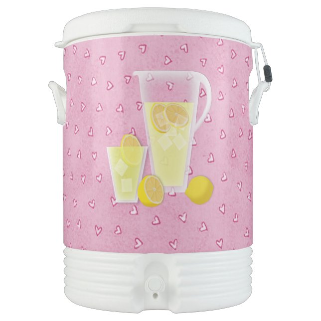 Lemonade Igloo Beverage Cooler (Front)