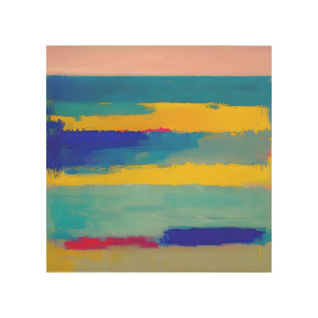 "Lemonade Lullaby" Abstract Art (Front)