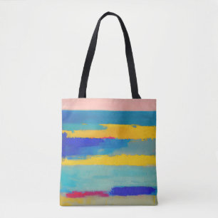 "Lemonade Lullaby" Abstract Art Tote Bag