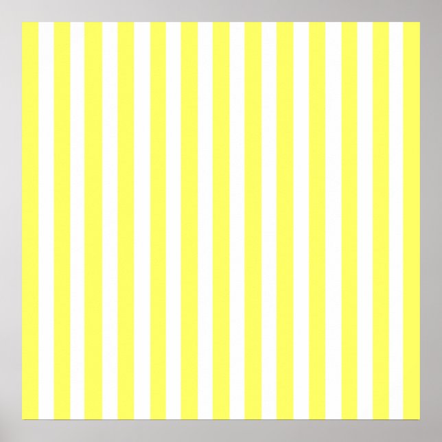 Lemonade Modern Stripes Poster (Front)