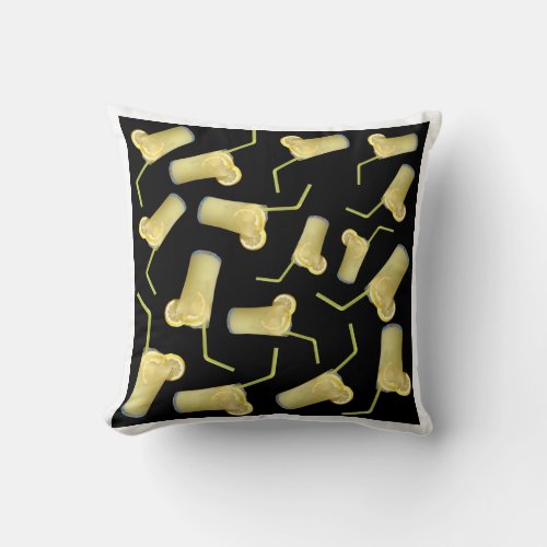 Lemonade pattern  throw pillow